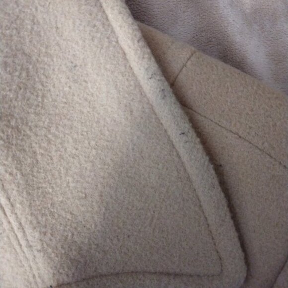 London Fog Wool Blend Double Breasted Pea Coat Women Plus Sz 3X** Camel Tan - Picture 15 of 16